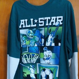 Garanimals All Star long sleeve shirt size 8
